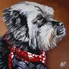 Foster, 12" x 12", acrylic on canvas