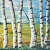The Copse, 10" x 10", acrylic on canvas