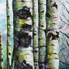 Aspen Sundown, 12" x 48", acrylic on gallery canvas