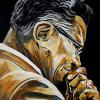 Vince Lombardi, 18" x 24", acrylic on canvas