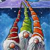 We Three Gnomes - 2024 Christmas Gnomes No. 27, 10" x 30"