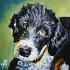 Piper 1, 12" x 12", acrylic on canvas