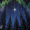 Star Light, Star Bright 2, 10" x 10", acrylic on canvas
