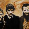 The Band, 12" x 24", acrylic on canvas