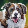 Miss Fynn, 16" x 16", acrylic on gallery canvas