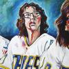 Hanson Brothers (Slapshot, 1977), 24" x 48", acrylic on canvas
