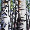 Standing Tall, 16" x 40", acrylic on gallery canvas
