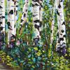 Aspen Trail, 16" x 40", acrylic on gallery canvas