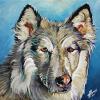Ghost, 12" x 12", acrylic on gallery canvas