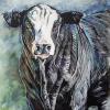 Baldy Bull, 36" x 36", acrylic on gallery canvas