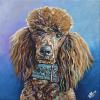 Noble Dog, 12" x 12", acrylic on canvas
