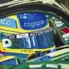 Fernando Alonso, 18" x 36", acrylic on canvas
