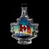 O Canada, 4.5" x 4.5", acrylic on whisky bottle