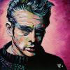 James Dean, 12" x 12", acrylic on canvas