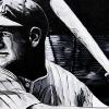 Lou Gehrig, 16" x 24", acrylic on canvas