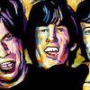 The Rolling Stones, 16" x 48", acrylic on canvas