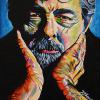 George Lucas, 8" x 10", acrylic on canvas