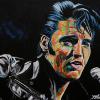 Elvis Presley, 18" x 24", acrylic on canvas
