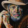 Merle Haggard, 16" x 20", acrylic on canvas - painted April 6, 2016