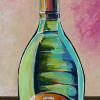 Ruinart Champagne, 18" x 36", acrylic on canvas