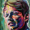 Robert Kennedy, 18" x 24", acrylic on canvas