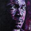 John Coltrane, 12" x 12", acrylic on canvas