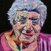 Elsie Yanik, 10" x 20", acrylic on canvas