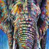 Elephant No. 2, 24" x 36", acrylic on canvas