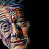 John Hurt, 15" x 30", acrylic on canvas