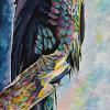 Russell's Raven, 18" x 36", acrylic on canvas