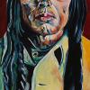 Chief Poundmaker, 10" x 20", acrylic on canvas