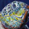 Sea Turtle No. 2, 18" x 24", acrylic on canvas