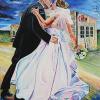 Wedding at Cibo, 30" x 40", acrylic on canvas