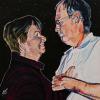 Suzanne and Alain, 24" x 24", acrylic on canvas