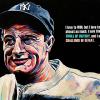 Lou Gehrig, 20" x 30", acrylic on canvas
