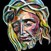 Jesus, 8" x 10", acrylic on canvas