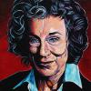 Margaret Atwood, 16" x 20", acrylic on canvas
