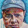 Babe Ruth, 24" x 24", acrylic on canvas