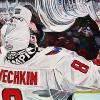 Ovechkin's Stanley Cup Moment, 20" x 30", acrylic on canvas