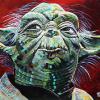 Yoda, 16" x 20", acrylic on canvas