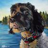 Ace, 12" x 12", acrylic on gallery canvas