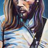 David Gilmour, 15" x 30", acrylic on gallery canvas
