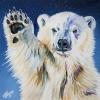 North Paw, 20" x 20", acrylic on gallery canvas