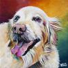 Daisy May, 12" x 12", acrylic on gallery canvas