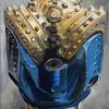 Oil Rig Drill Bit, 12" x 16", acrylic on canvas