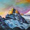 Bow Valley Guardians, 16" x 48", acrylic on canvas