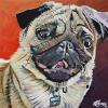 Gus, 12" x 12", acrylic on gallery canvas