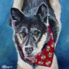 Wriggley #2, 12" x 12", acrylic on gallery canvas