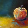 Apple Study, 9" x 12", acrylic on gallery canvas