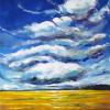 Grand Prairie Living Sky, 30" x 40", acrylic on gallery canvas